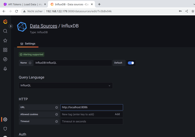 Grafana data source